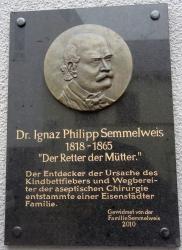 Gedenktafel Semmelweis