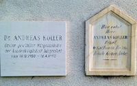 Koller, Dr. iur. Andreas,* 1799 in Wochein-Feistritz/Oberkrain, † 1875 in Klagenfurt, k. k. Hof- und Gerichtsadvokat und erster frei gewählter Bürgermeister der Landeshauptstadt Klagenfurt.