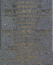 Csörgeo von Nemes-Tacskand; Csörgeo von Nemes-Tacskand geb. von Kovachich von Almas; Riedl; Riedl geb. Sorgeo von Nemes-Tacskand