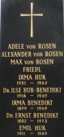 von Rosen; Benedikt; Huk; Huk-Benedikt; Friedl