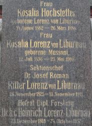 Hochstetter geb. Lorenz von Liburnau; Lorenz von Liburnau geb. Mussoni; Lorenz von Liburnau; Lorenz-Liburnau