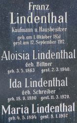 Lindenthal; Lindenthal geb. Bittner; Lindenthal geb. Schreiber