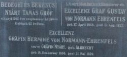 von Norman-Ehrenfels; von Norman-Ehrenfels geb. Albrecht verw. von Nyary