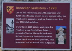 Kirche Grabstein Info