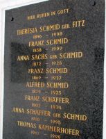 Schmid; Fitz; Sachs; Schäffer; Kammerhofer