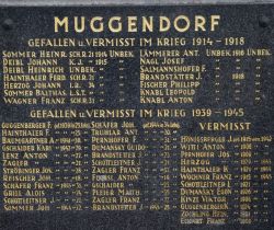 Kriegstote 1.+2.WK; Muggendorf