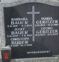 Bauer; Buder; Geritzer