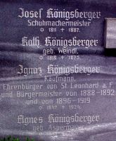 Königsberger; Königsberger geb. Aspermayer; Königsberger geb. Weindl