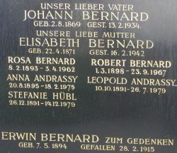 Bernard; Andrassy; Hübl