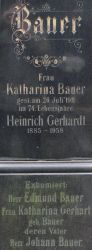 Katharina Bauer [verh. Gerhart] (I359689)
