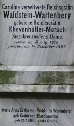 Waldstein-Wartenberg geb. Khevenhüller-Metsch; Waldstein-Wartenberg geb. von Blanckenstein