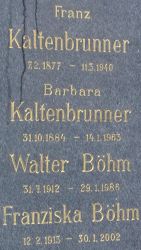 Kaltenbrunner; Böhm