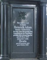 Heinrich Adam / Beata [verh.] Adam