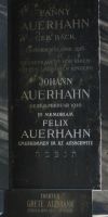 Auerhahn; Auerhahn geb. Back; Altmann