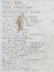 Kriegerdenkmal Lainz - Tafel3