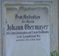 Obermayer Johann +1857