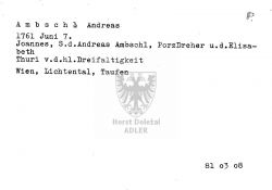Ambschl Andreas, Porzellan-Dreher