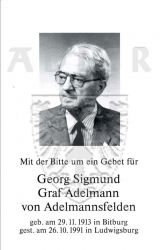 Georg Sigmund Graf Adelmann von Adelmannsfelden