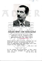 Aehrenthal, Johann Graf von