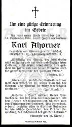 Ahorner, Karl