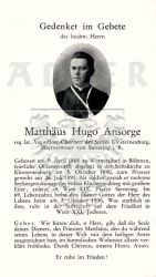 Ansorge, Matthäus Hugo
