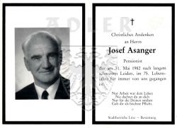 Asanger, Josef
