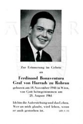 Harrach zu Rohrau, Ferdinand Bonaventura Graf von