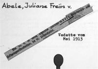 Abele, Juliane Freiin von
