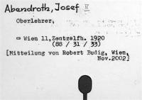 Abendroth, Josef