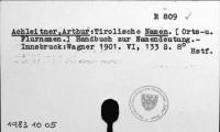 Achleitner, Arthur [R-809.]