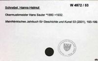 Schnebel Hanns-Helmut