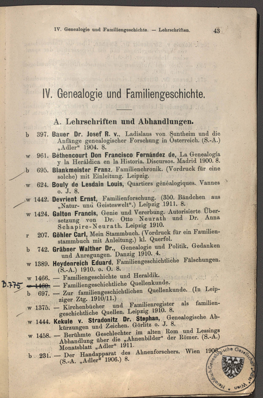 Katalog der Bibliothek 1913 / p043