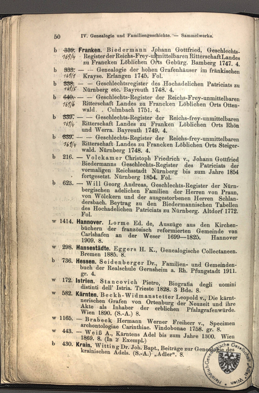 Katalog der Bibliothek 1913 / p050