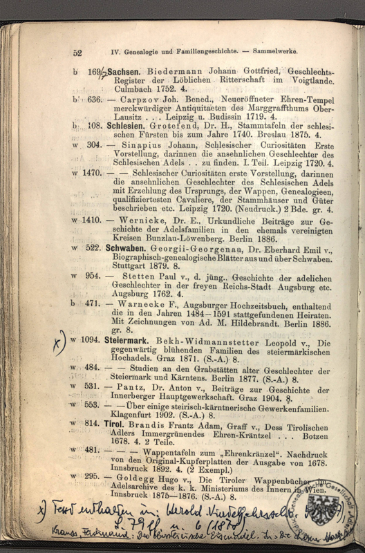 Katalog der Bibliothek 1913 / p052