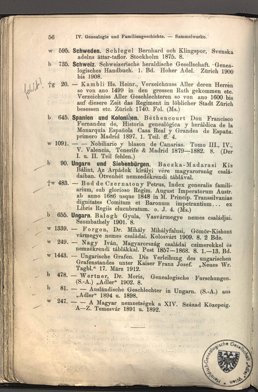 Katalog der Bibliothek 1913 / p056