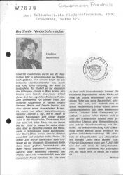 Friedrich Gauermann, Kulturbericht Niederösterreich Sept. 1984, Seite 12 [W-7676.]