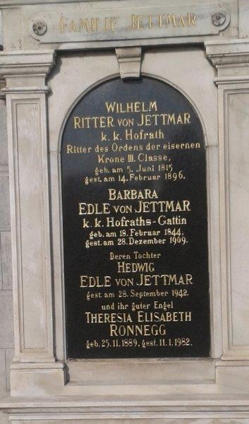 Jettmar, v.; Ronnegg