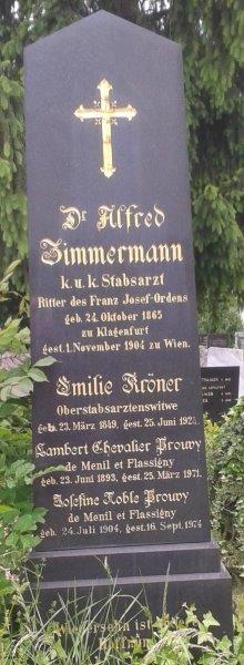 Zimmermann; Kröner; Prouvy de Menil et Flassigny