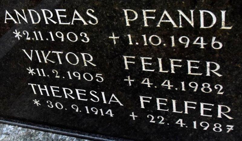 Pfandl; Felfer