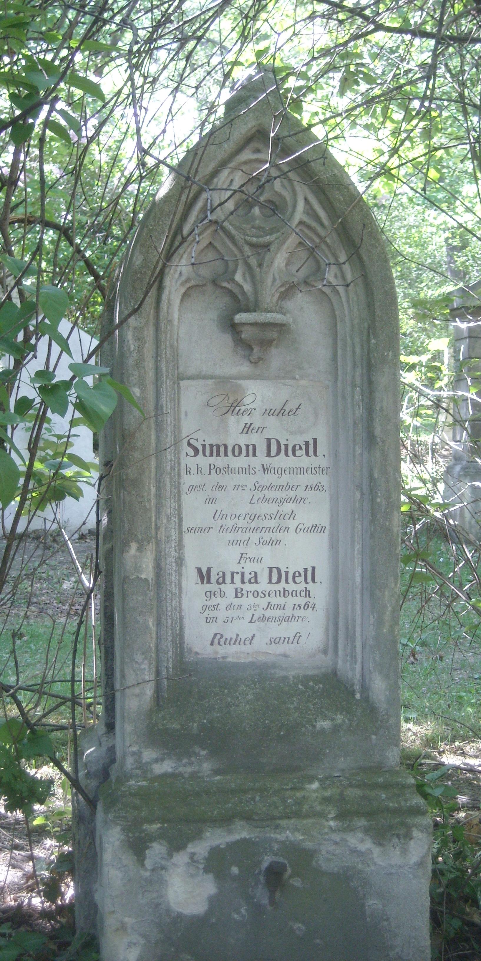 Dietl; Dietl geb. Brosenbach