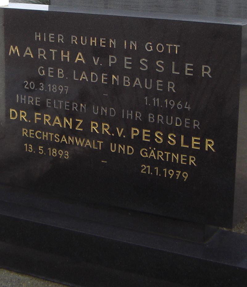 Pessler geb. Ladenbauer; Pessler
