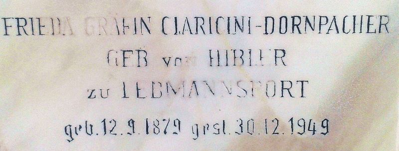 Claricini-Dornpacher, von; Hibler zu Lebmannsport, von