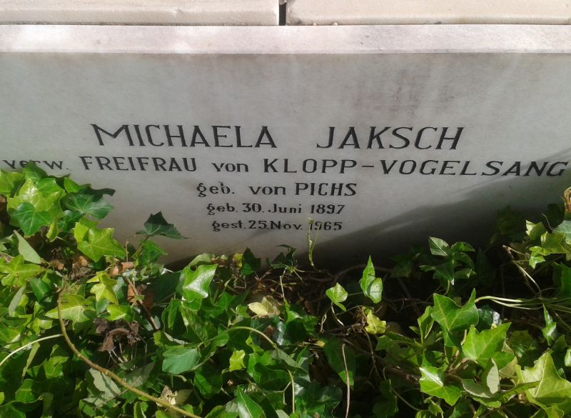 Klopp-Vogelsang, von; Pichs, von; Jaksch