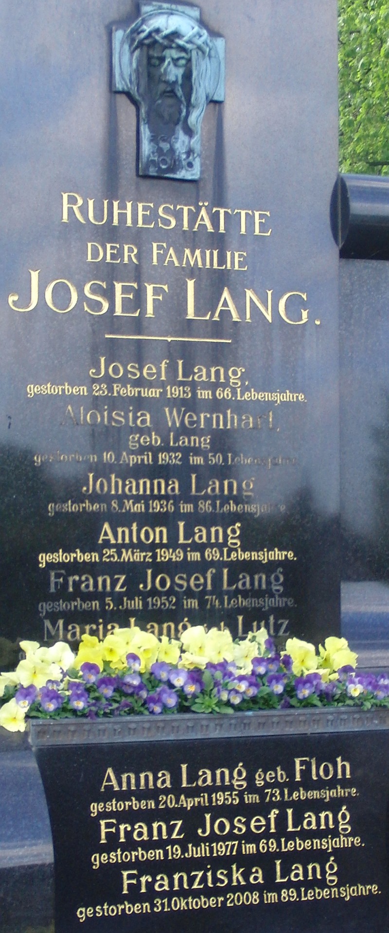 Lang; Wernhart geb. Lang; Lutz; Lang geb. Floh