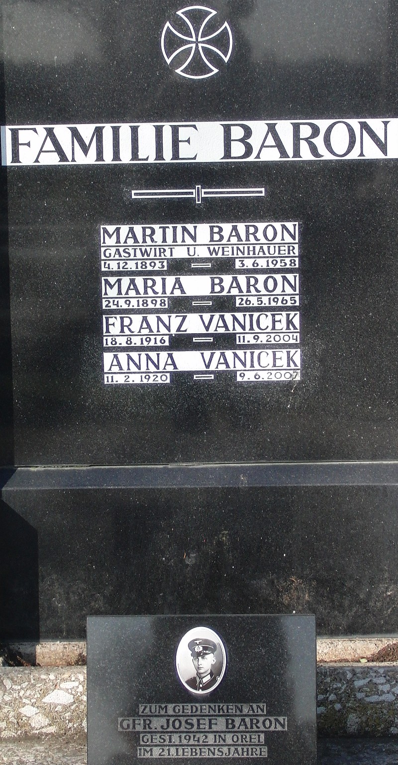 Baron; Vanicek