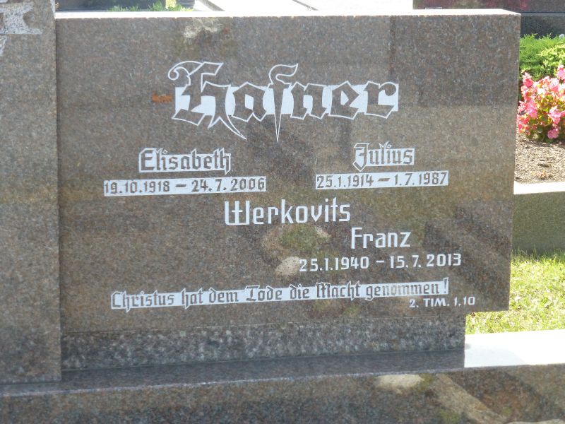 Hafner; Werkovits