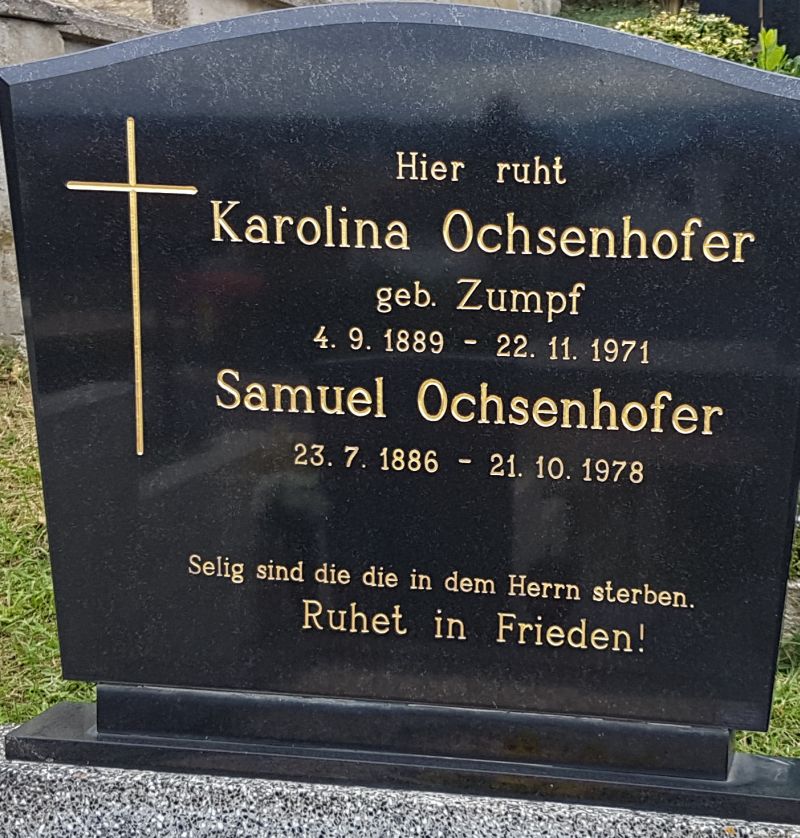 Ochsenhofer; Zumpf