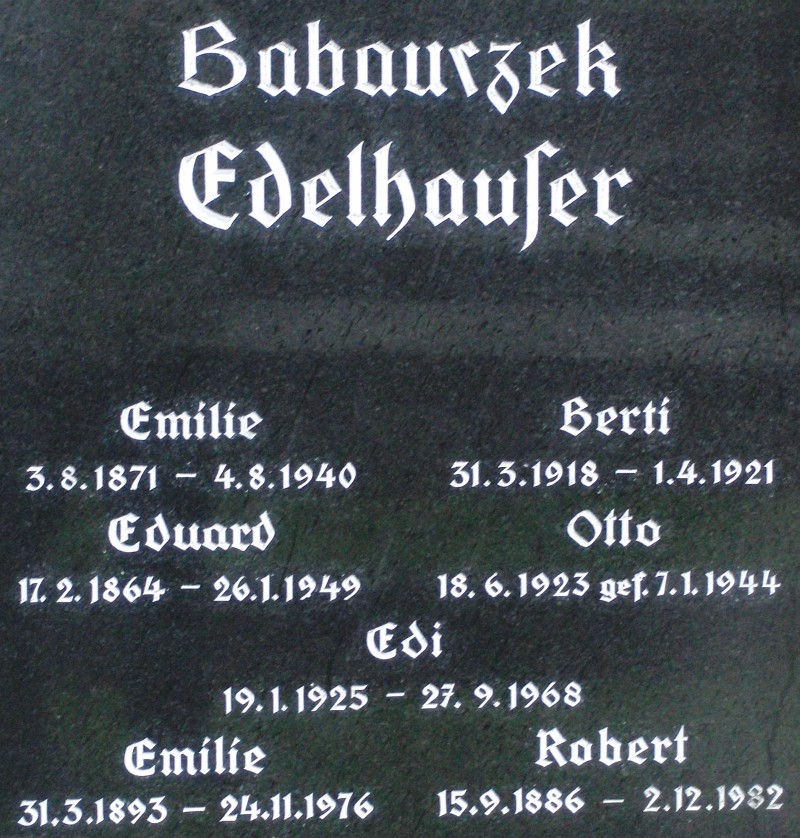 Babauczek; Edelhauser