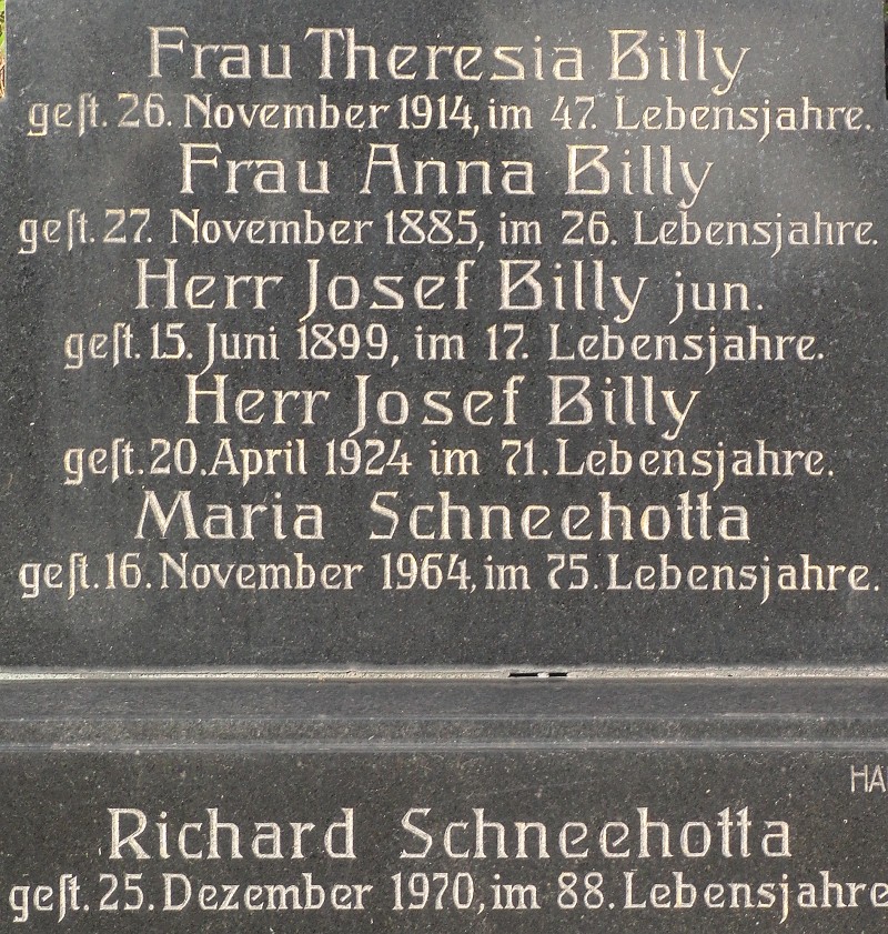 Billy; Schneehotta