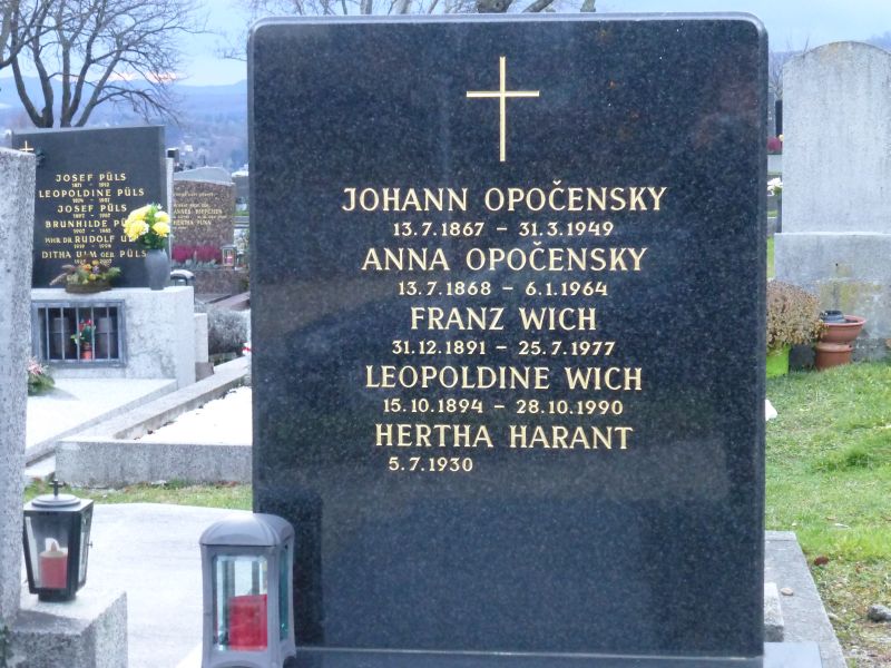Opocensky; Wich; Harant